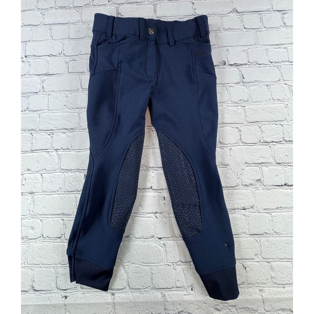Ariat Pro Series Prelude Breeches Kids 7R Navy Blue English Riding Pants